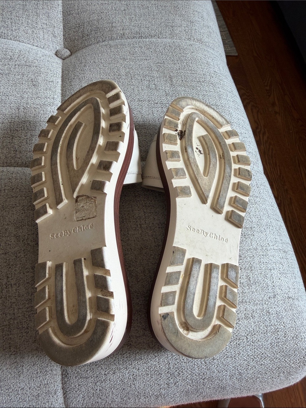 SEE BY CHLOÉ Robin Platform Slide Sandals Size 38 - Picture 13 of 15